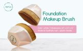 Premium Foundation Makeup Brush – Dense Synthetic Bristles for Flawless Liquid, Cream, & Powder Blending – Ergonomic Liquid Foundation, Face Concealer