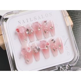 Press On Nails T037 (Option: 10 pieces)