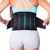Back Support Brace - Ergonomic Back Support Belt for Women & Men, Plus Size Back Brace for Lower Back Pain, Advanced Ribbing, Dual-Tension Straps
